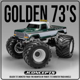 Golden 73's - Monster Truck Tire - Blue