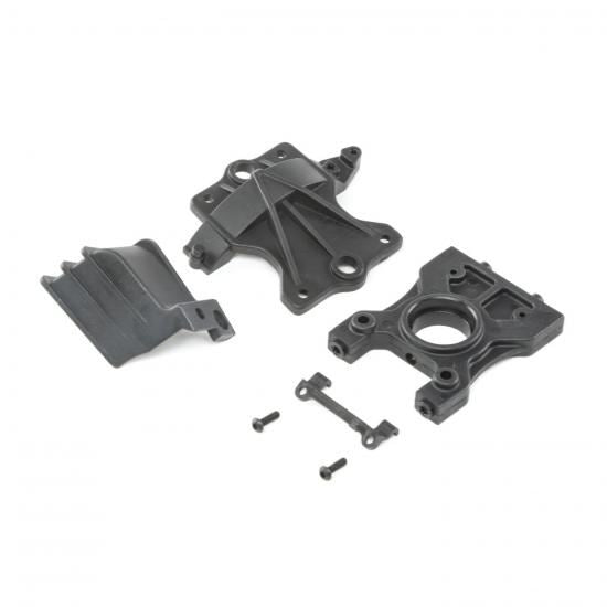 Losi Center Diff Standoff,TopPlate,& Gear Cover: DBXL-E (Losi252059)