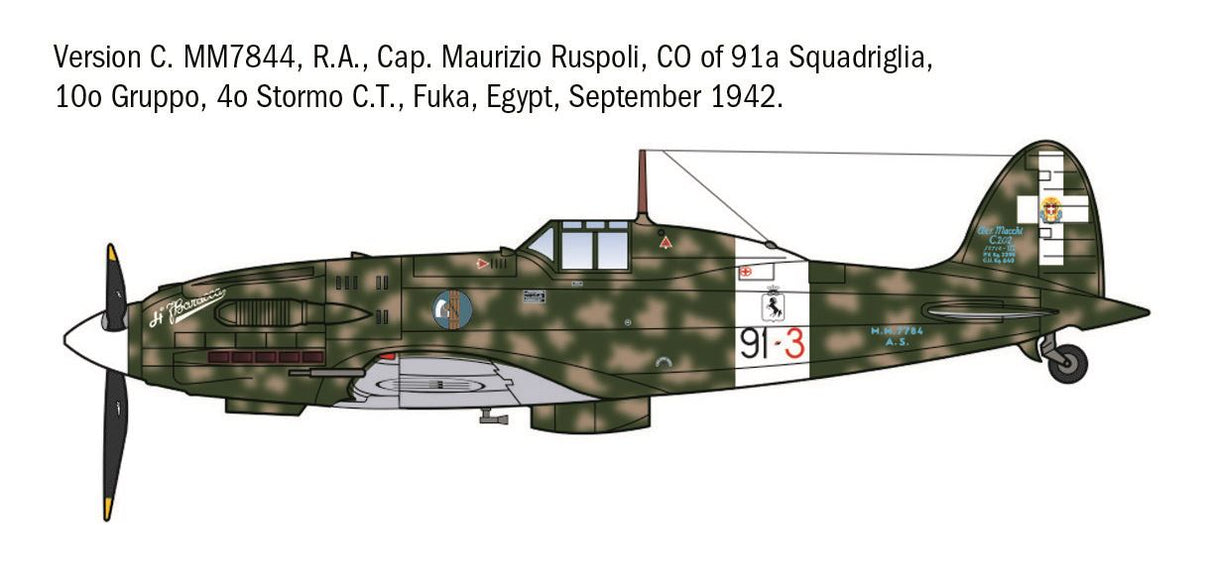 Italeri Mc.202 Folgore Aces