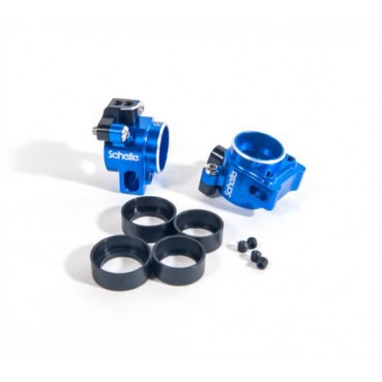 SCHELLE B64/B64D ALUMINIUM REAR HUBS - BLUE