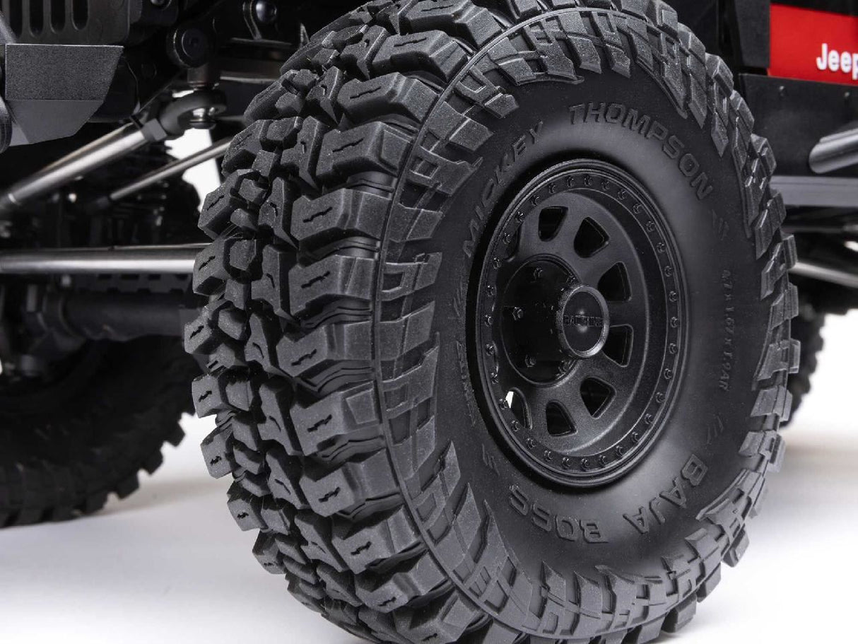 Axial 1/10 Scx10 Iii Jeep Cj-7 4X4 Rtr Rock Crawler, Red