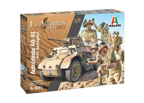 Italeri AB 41 with Bersaglieri Italien Infantry El Almn