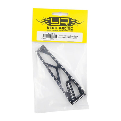 Yeah Racing Aluminium Chassis Droop Gauge (2 To 10Mm) For 1:8 Onroad Rc