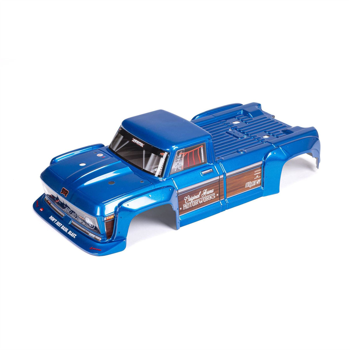 Arrma 1/10 Painted Body, Blue: OUTCAST 4X4 4S BLX