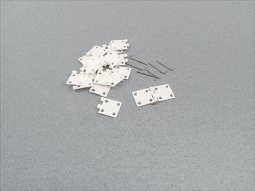 RACTIVE Flat Metal Pin Hinges-Large (pk10)