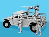 Icm 'Drone Hunters’ Humvee M1097A2 Cargo Carrier, Dshkm & Crew Figures)