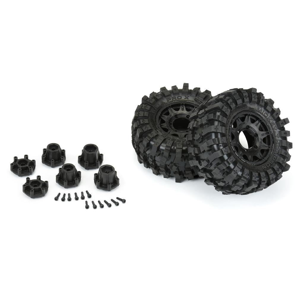 Pro Mickey Thompson Baja Pro X 2.8In Tires Mounted On Raid Black