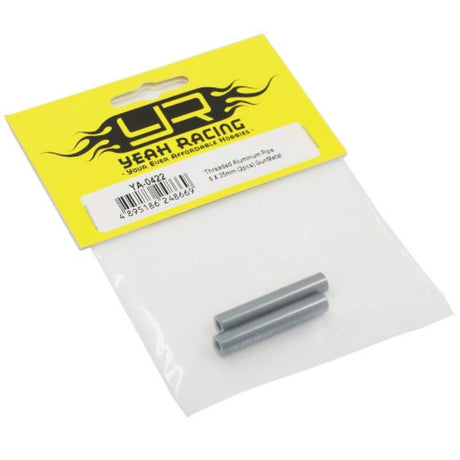 Yeah Racing Threaded Aluminum M3 Link Pipe 6X35mm 2pcs GunMetal