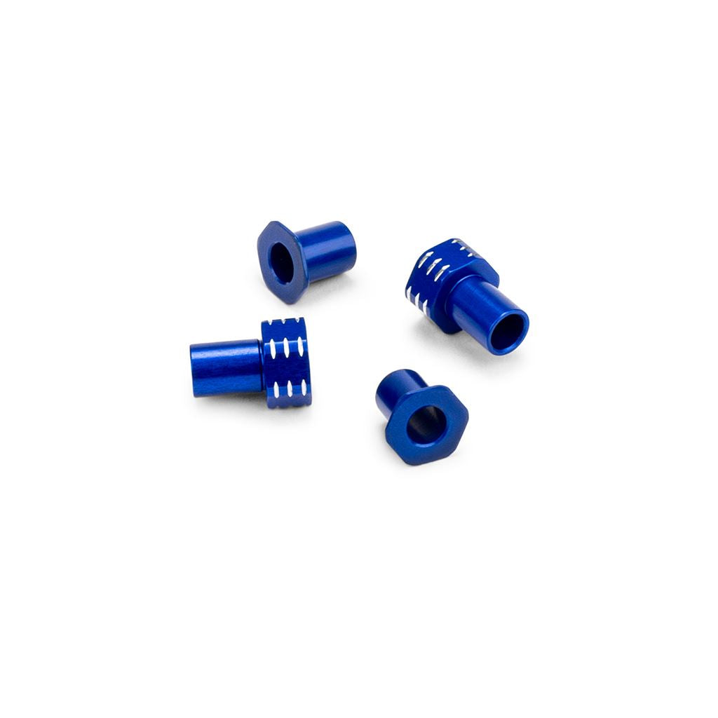 Rc10B7 Alloy Caster Hat Bushings 0/3Mm 4Pcs Blue