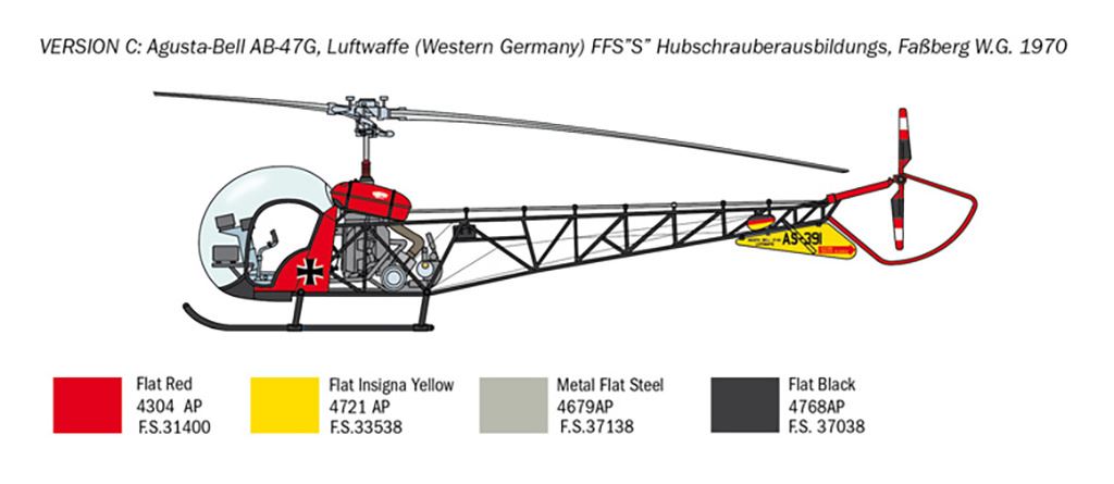 Italeri OH-13 Sioux Corean War