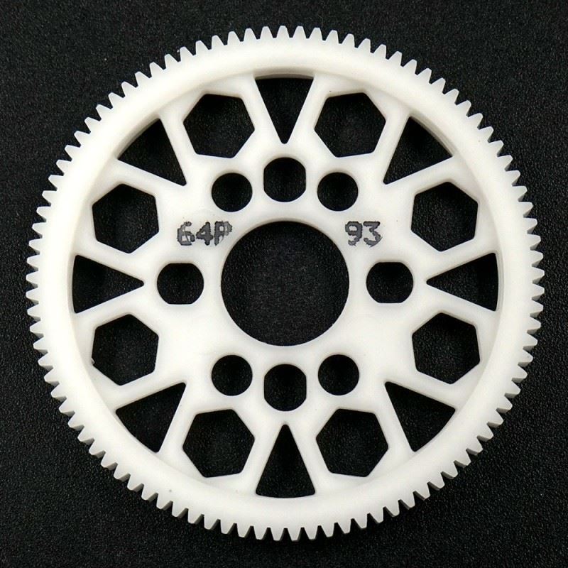 Yeah Racing Competition Delrin Spur Gear 64P 93T For 1/10 On Road Touring Drift