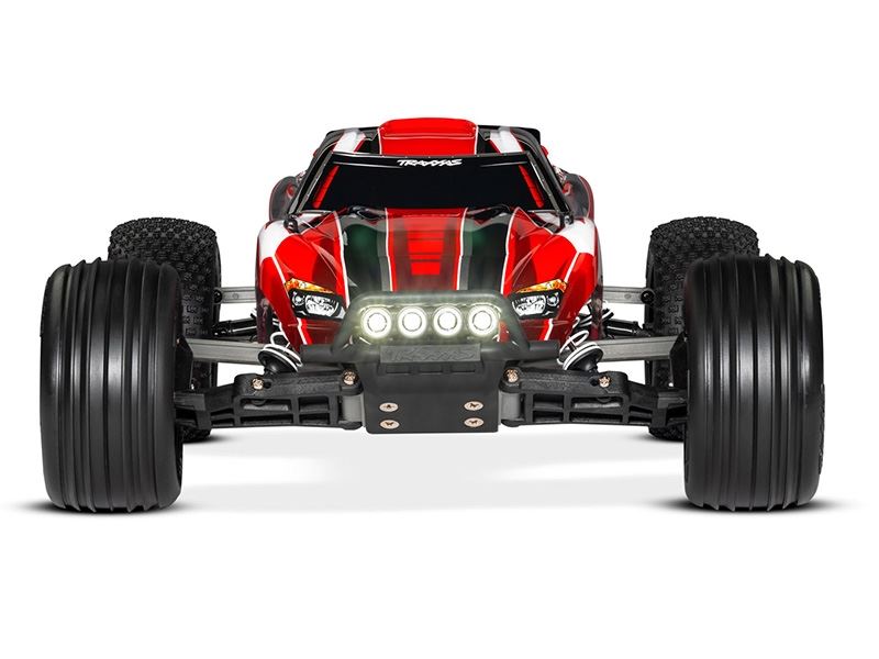 Traxxas Rustler XL-5 RTR Stadium Truck - Red with LED