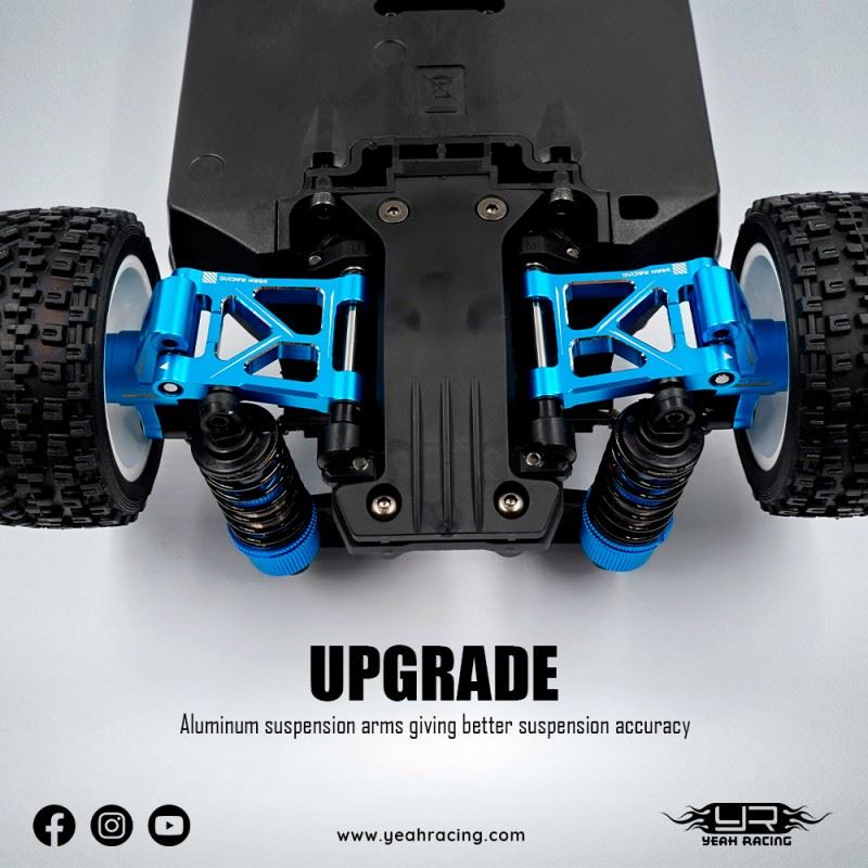 Yeah Racing Aluminum Rear Arm Set For Tamiya Xm-01 Pro