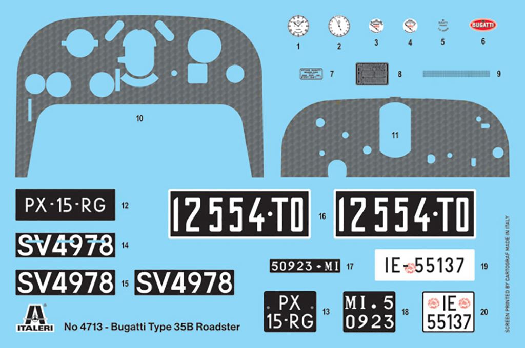 Italeri Bugatti Roadster/Monte Carlo