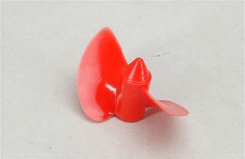 RACTIVE 2 Bladed 45mm Waterscrew Red Nylon M4 LH