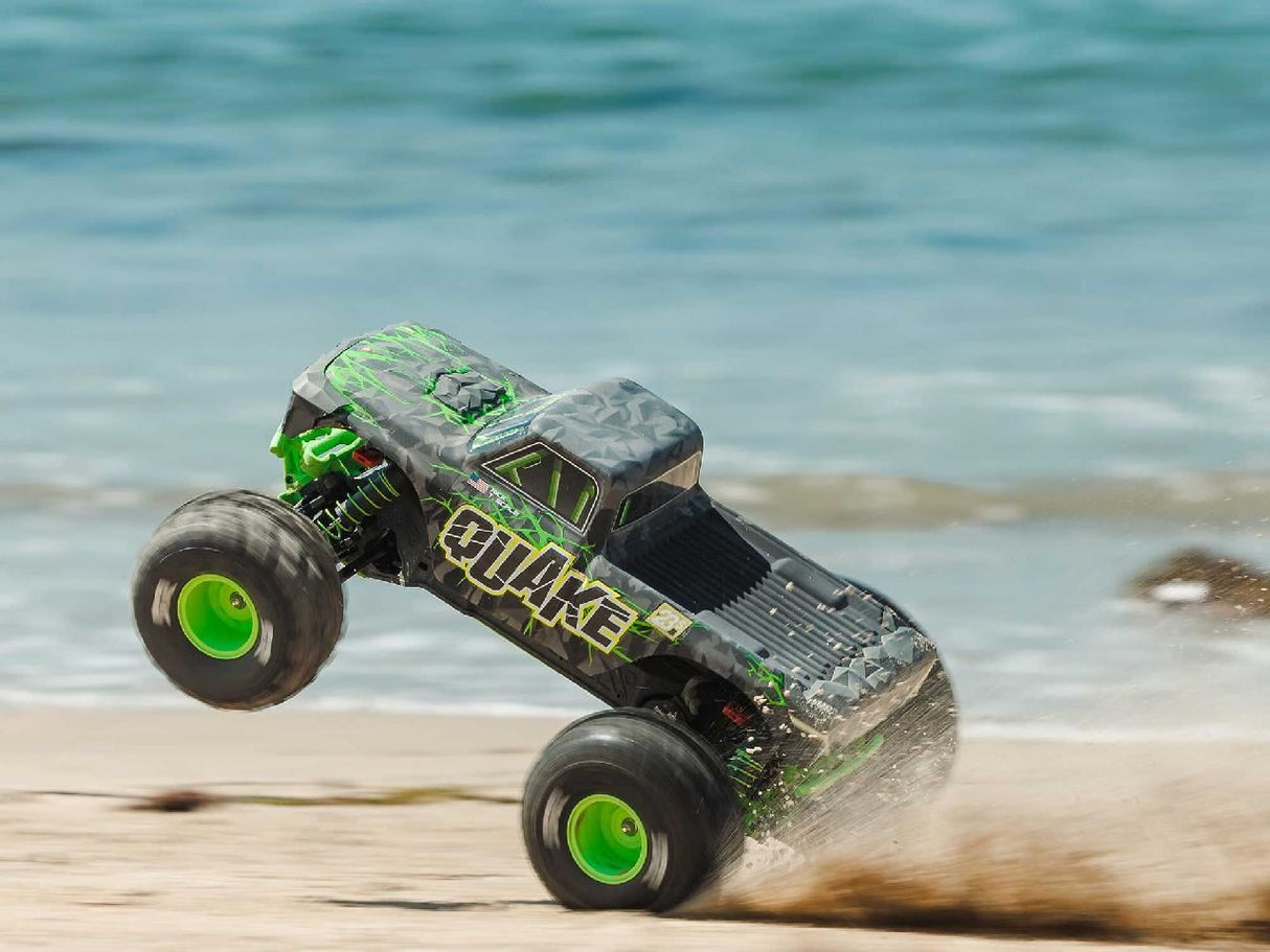 Arrma 1/10 Quake 223S Dsc 2Wd Rtr Brushless Monster Truck, Green