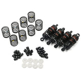 Yeah Racing Aluminum Big Bore Go 50mm Damper Set 4pcs for 1/10 RC Touring Car Black