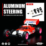 Yeah Racing Aluminum Steering W/Bearing Set For Yokomo 870C Super Dog Fighter Yz10 2023 Works '91