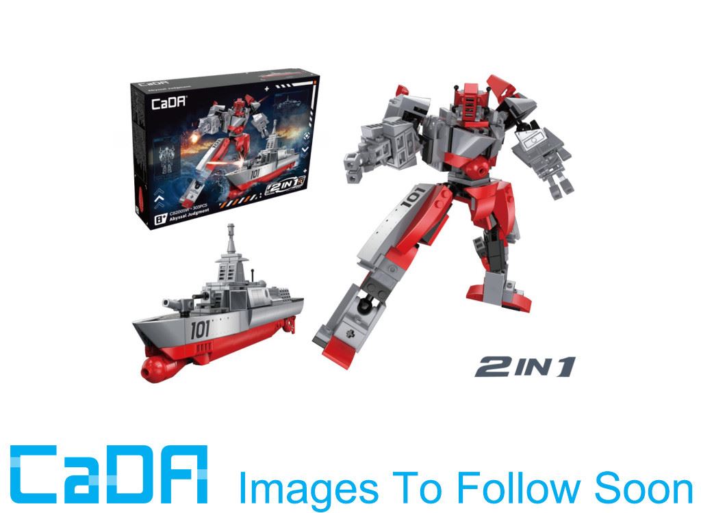 Cada Sky Razor 2-in-1 Mecha Robot Ship - 303 Pcs