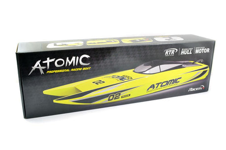 VOLANTEX RACENT ATOMIC 70CM EU B/LESS RACEBOAT RTR COMBO(YEL) (EURO PLUG)