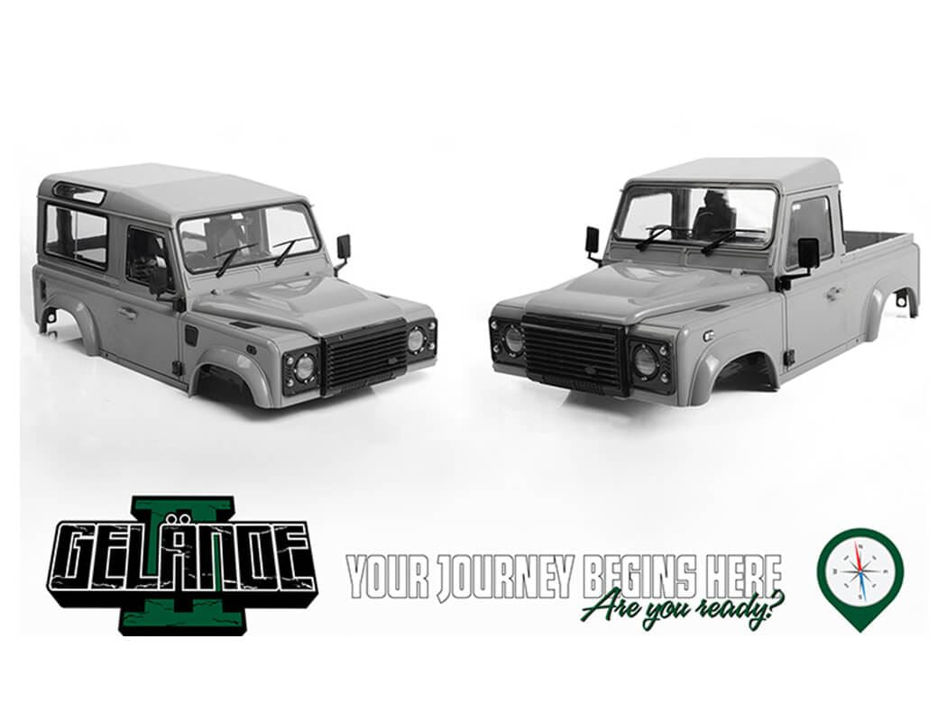 Rc4Wd Gelande Ii Truck Kit With 2015 Land Rover Defender D90