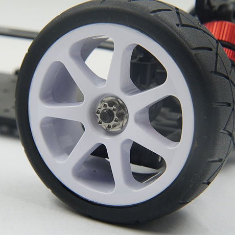 Yeah Racing 64 Titanium Wheel Lock Nut 4mm 4pcs Type A