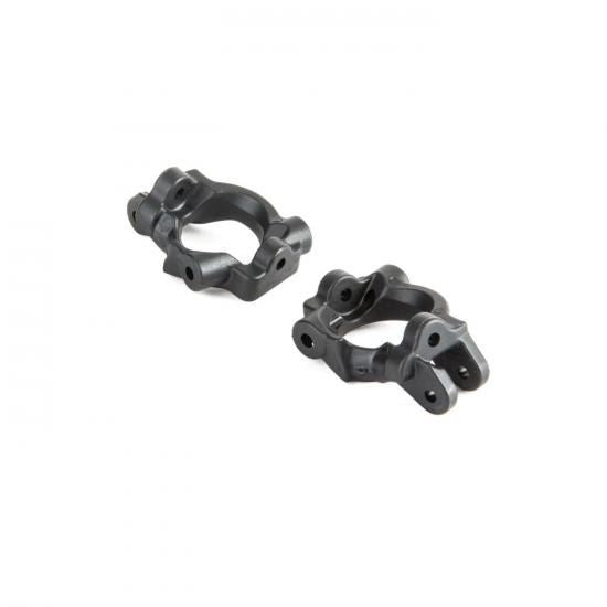 TLR Front Spindle Carrier Set, 15 deg: SCTE 3.0