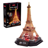 Cubicfun Eiffel Tower Night Edition With Led Lighting (51 Pieces)