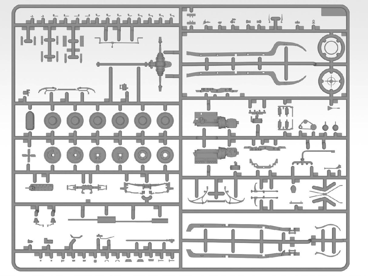 Icm Typ 320 (W142) Cabriolet, Wwii German Staff Car