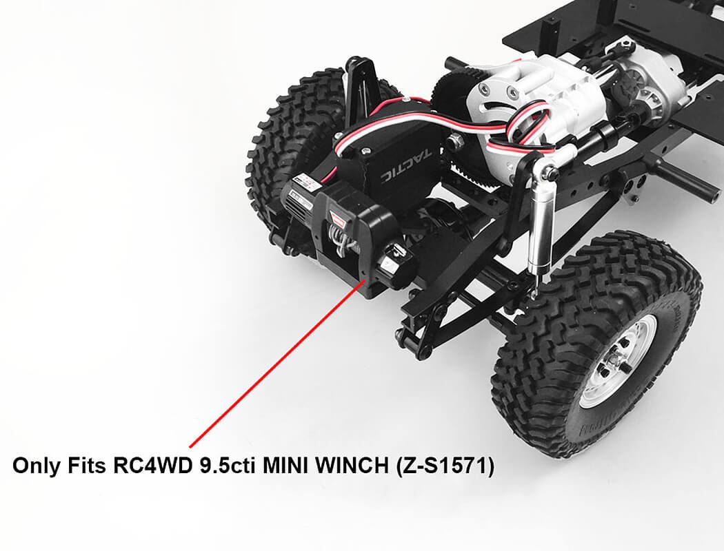 RC4WD KANGAROO FRONT BUMPER W/LIGHTS FOR MOJAVE II 2/4 DOOR BODY SET (BLACK)