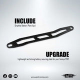 Yeah Racing Graphite Battery Plate For Tamiya Tt02 Series