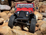 Axial 1/10 Scx10 Iii Jeep Cj-7 4X4 Rtr Rock Crawler, Red