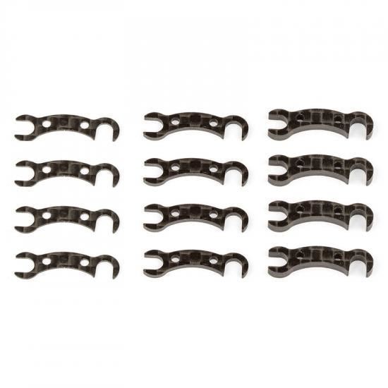 TEAM ASSOCIATED TC7.2 FT CAMBE R LINK MOUNT SHIMS GRAPHITE