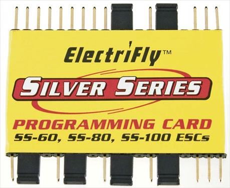 ELECTRIFLY Silver Series Programming Card SS-60,80,100