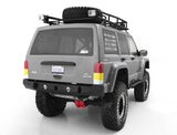 RC4WD SOLID REAR BUMPER W/LIGHTS FOR AXIAL SCX10 II XJ (BLACK)