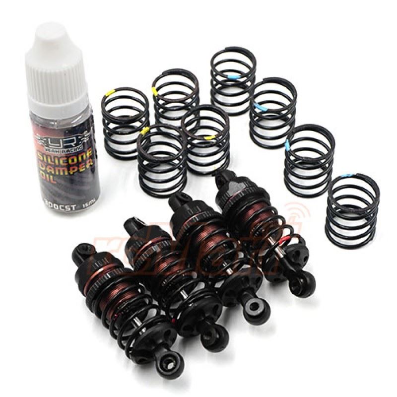 Yeah Racing QUTUS Challenger 50mm Damper Set for 1/10 RC Touring M-Chassis Car Black