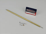 RACTIVE Fine Line Prop Shaft 9in M2/2mm Stainless 6mm dia Tube
