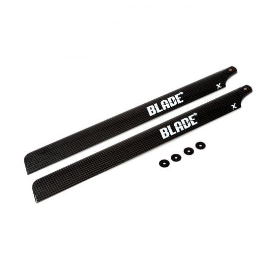 BLH CF FBL Main Blade Set with Washers: B450 X