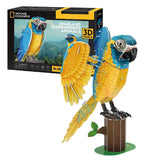 Cubicfun Blue-Throated Macaw (94 Pieces)
