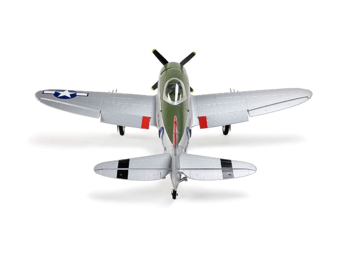 E Flite Micro P-47 Thunderbolt 625Mm Bnf Basic With As3X+ And Safe S