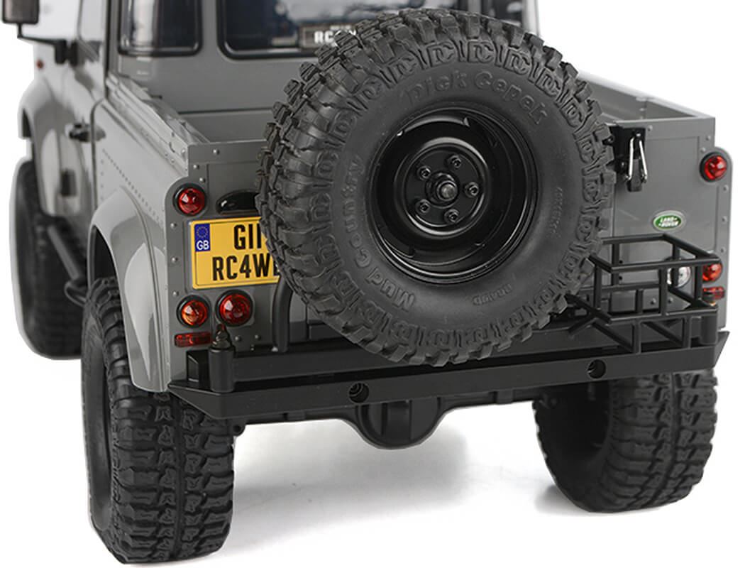 Rc4Wd Tough Armor Swing Away Tyre Carrier With Storage Gelande