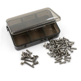 Yeah Racing Titanium Screw Assorted Set W/Box For Tamiya Dt-02