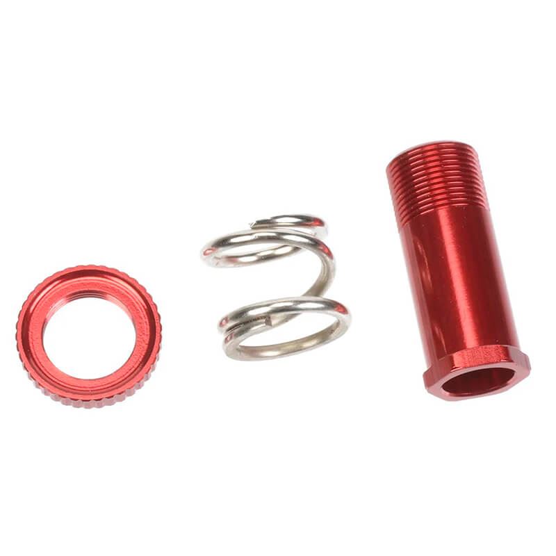 Corally Xd Servo Saver Tube + Nut + Spring - Aluminium