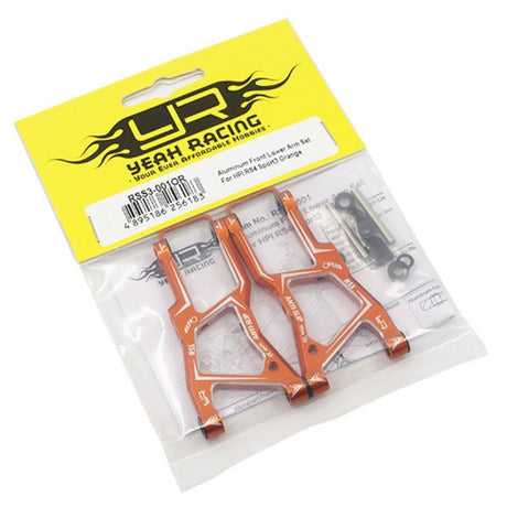 Yeah Racing Aluminum Front Lower Arm Set For HPI RS4 Sport3 Orange