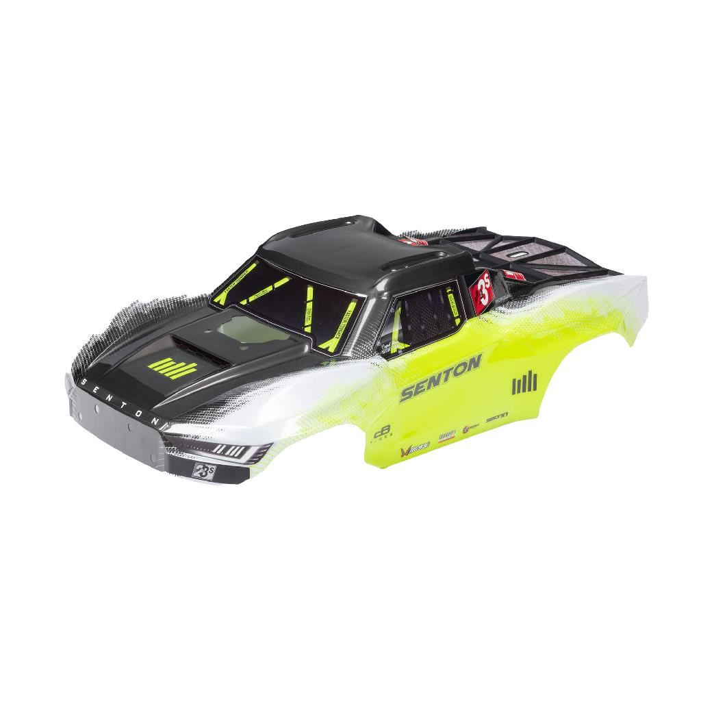 Arrma Senton Clipless Painted Decaled Trimmed Body, Yellow