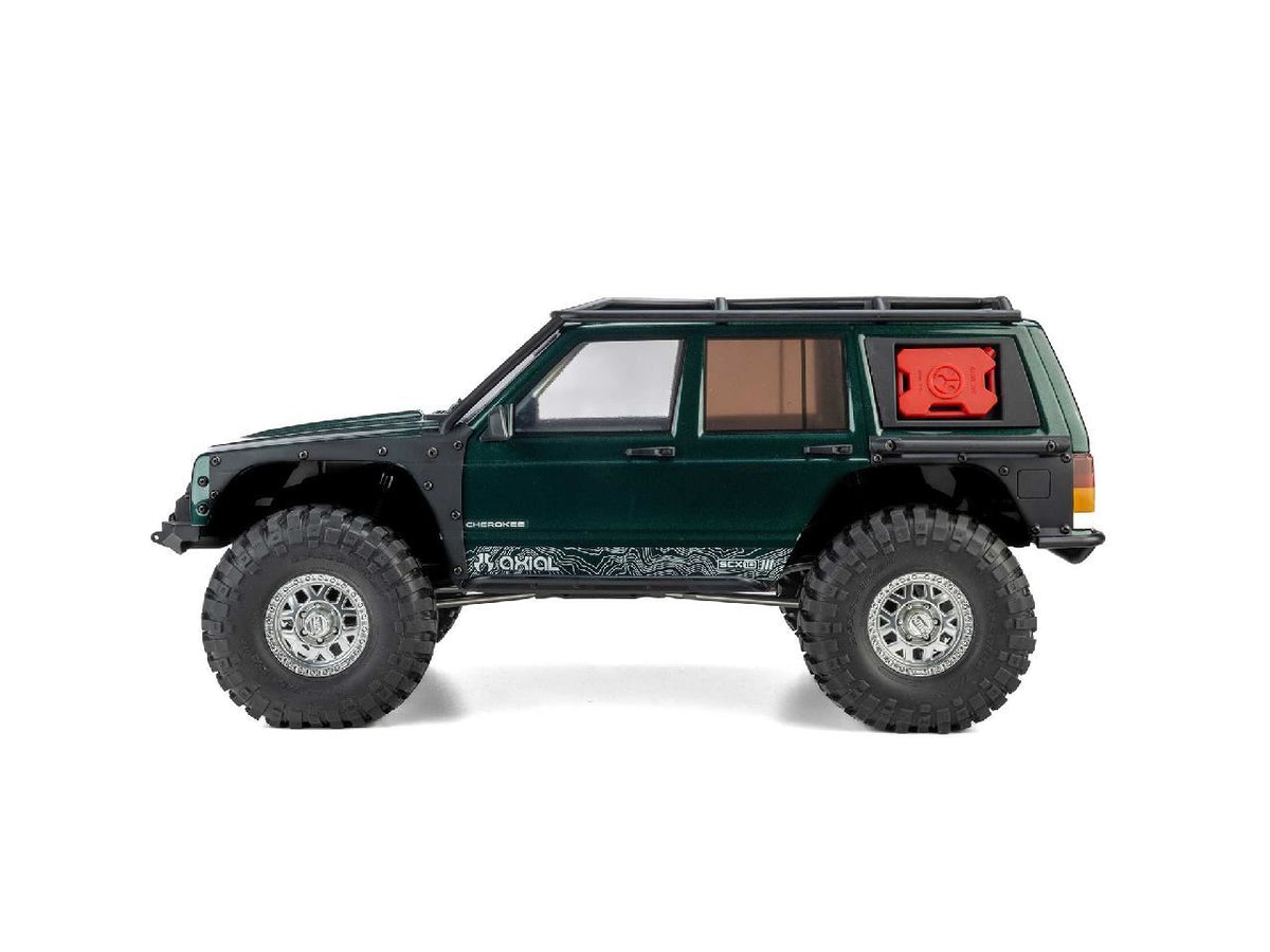 Axial 1/10 Scx10 Iii Jeep Cherokee Xj 4X4 Rtr Rock Crawler, Green