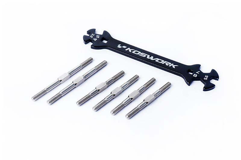Koswork Turnbuckle Set Hd For Kyosho Ultima & Jj (6)