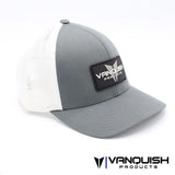Vanquish Trucker Flex Fit Hat - Gray / White Mesh