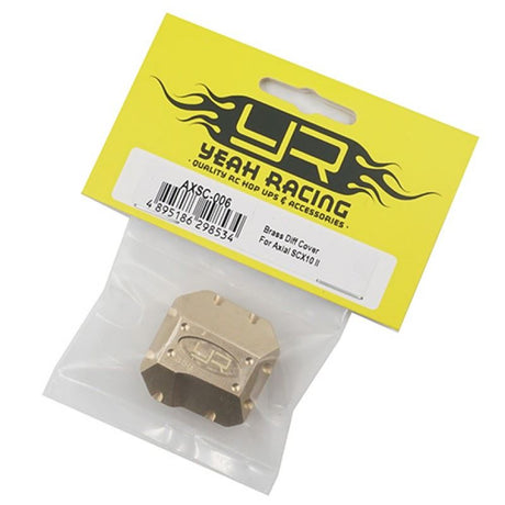 Yeah Racing Brass Diff Cover 35g For Axial SCX10 II Wraith 1.9