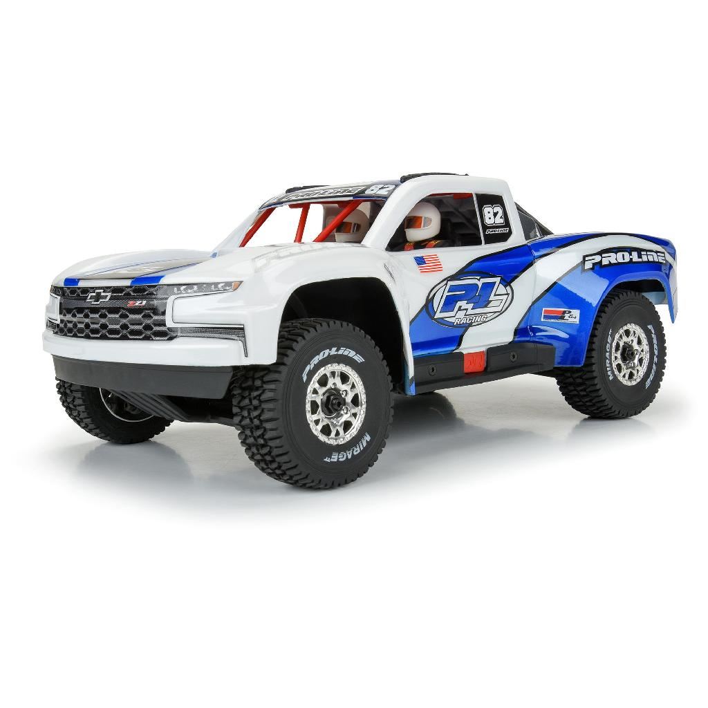 Pro 1/16 Pre-Cut 2019 Chevy Silverado Trophy Truck Clear Body: G